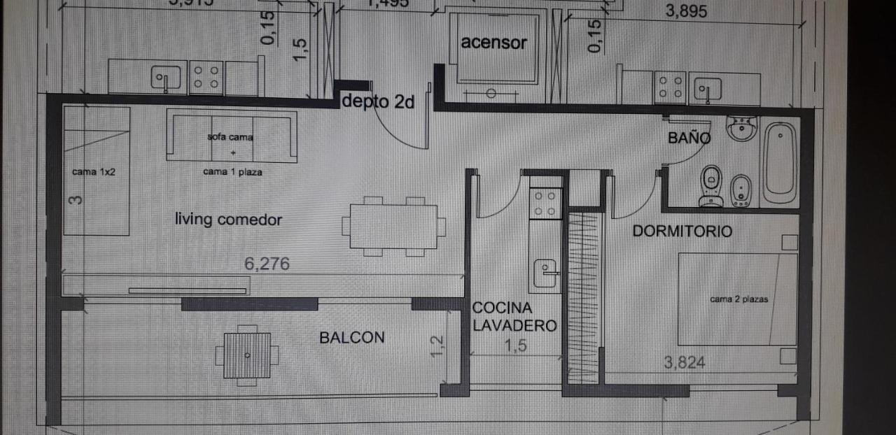 Aparts Centro 2 Ambientes 1 Habitacion San Carlos de Bariloche Ngoại thất bức ảnh